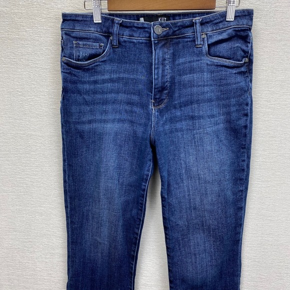 KUT From The Kloth Reese High Rise Fab Ab Ankle Straight Leg Jeans Women's Sz 10 - Picture 2 of 16